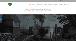 Desktop Screenshot of lincolnshirewoldsrailway.co.uk