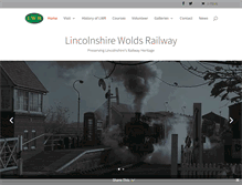 Tablet Screenshot of lincolnshirewoldsrailway.co.uk
